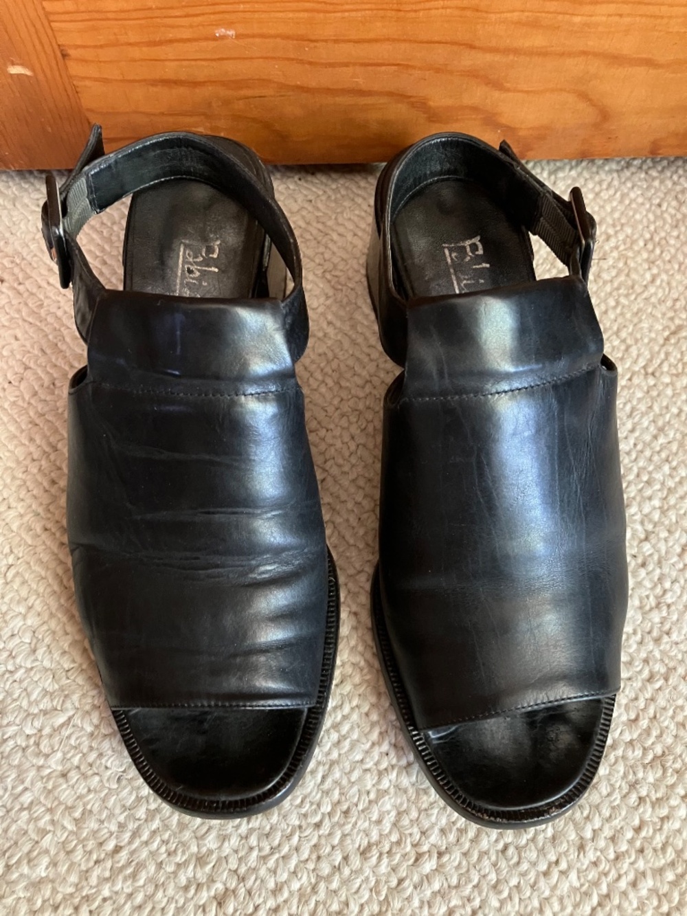 Fabianelli boot sandals size 7.5, with 2” heel